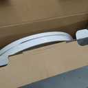 Elongated Toilet Seat, 18.5 Soft/Slow Close Oval (Oblong) Toilet Seat for Elongated Toilets, No-Slam Quiet-Close Lid, Easy-to-Install & Clean, Durable Never-Loosen White Plastic Seat