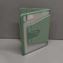 JETech Rotating Case ONLY for iPad Air 11-Inch M4/M3/M2 (2026/2025/2024), iPad Air 5/4 (2022/2020 5th/4th Generation 10.9-Inch), 360 Degree Rotation Protective Stand Cover Clear Back (Green)