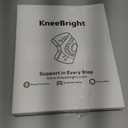 KNEEBRIGHT Light Hinged Knee Brace for Women, Strong Adjustable Compression Knee Brace, Quick Wrap Around Patella Support with Side Stabilizers for Meniscus Tear, Arthritis