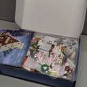 Christmas Gingerbread House Big Building Kit 1111 Pieces Compatible with Lego, Christmas Village House Building Blocks Toy Set Compatible with Lego, Stable Lovely Toy for Families Friends