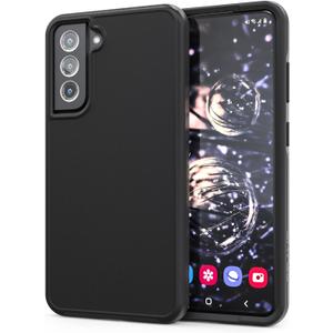Crave Slim Guard for Galaxy S21 FE Case, Shockproof Case for Samsung Galaxy S21 FE 5G (6.4 inch) - Black