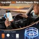 2 x Magnetic Shockproof for iPhone 17 Pro Max Case,[Fit for MagSafe] [Military-Grade Drop Tested] Magnetic Translucent Matte Back Bumper 17 Pro Max Case Anti-Fingerprint Anti-Scratch 6.9", Orange