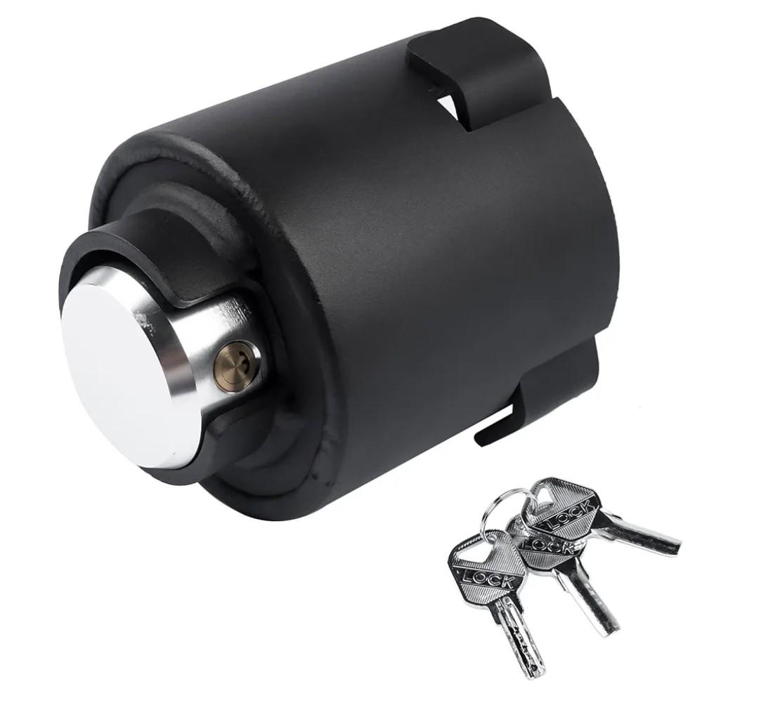 Trailer Hitch Lock 2 5/16-inch Coupler - Heavy Duty Anti-Theft Hitch Lock for RVs, Boats, Trucks, Trailers - Secures Safety Chains, Camper Accessories