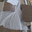 Walker Edison Arundo Fluted TV Stand for TVs up to 65 Inches, 58" TV Stand, Mocha