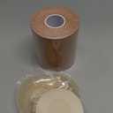 Boob Tape Breast Lift Tape for Large Breasts with 2 Pcs Nipple Covers Invisible Boobtape for A-G Cup(Beige,3 in)