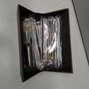 MAANGE 20 Pcs Makeup Brushes with Gift Box, Double-End Multi-functional Makeup Brushes for Blending Liquid Powder Concealer Cream Blush Buffe,Dark Brown