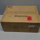 42 Inch Brushed Nickel Ceiling Fans with Lights and Remote, LED Low Profile Flush Mount Ceiling Fan for Bedroom, Living Room, Patio, Quiet DC Motor, 5 Blades