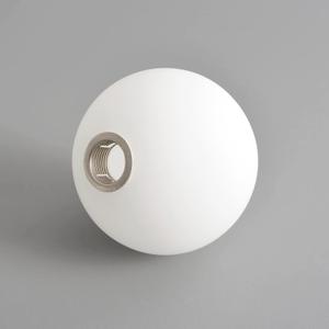Lighting Replacement Glass Lampshade 4 Inch Milky White Glass Dome Cover Round Globe 0.8 Inch Fitter for G9 Bulb Replacement