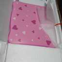Teamson Kids Vanity Set for Girls with LED Lights, Tri-Fold Mirror, Stool & Drawer, Pretend Makeup Table for Toddlers, Heart Design, Wooden White Pink Princess Play Furniture, Ages 3+