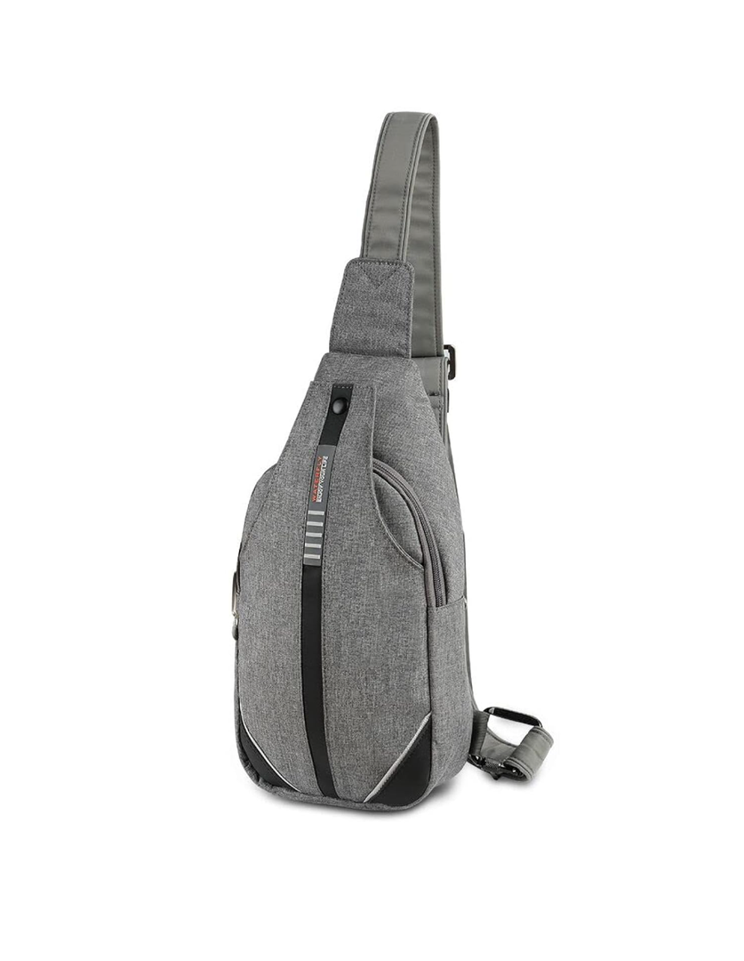 WATERFLY Small Crossbody Sling Backpack Anti Theft Backpack for Traveling Chest Shoulder Bag