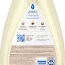 Johnson's Skin Nourishing Moisture Baby Wash, Vanilla & Oat Scents, Tear-Free, Hypoallergenic Baby Body Wash Cleanses, Protects from Dryness, & Leaves Skin Feeling Hydrated, 20.3 fl. oz