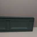 Ekena Millwork Lifetime Vinyl LP2S12X03900FG Standard Two Equal Panel Vinyls, Raised Panel Vinyl Shutters, w/Installation Shutter-Lok's & Matching Screws (Per Pair), 12"W x 39"H, Forest Green