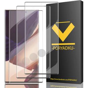 XDesign Tempered Glass For Samsung Galaxy Note 20 Ultra Screen Protector[3 Pcs], Easy installation, 9H hardness Scratch resistant, Fingerprint Compatible with Note 20 Ultra 5G Glass Screen Protector