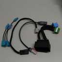 Upgrade Integration Wiring Harness Kit Fit for Dodge RAM 2019-2024 5 OR 8.4" to 12" Uconnect 5 5 with Display Integration Wiring Harness and Display Main Connector Adapter Lvds USB