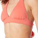 Amazon Essentials Women's Light-Support Tie Halter Bikini Swimsuit Top (Available in Plus Size) (Medium, Coral Pink)