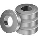 AR-PRO (4-Pack) 1" Bushings Carbon Steel - ID 1" x OD 1-3/8" Applicable Lawn Mower and Most Riding Mower Wheel Bushings Replacement