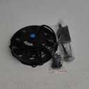 7" inch Universal Slim Fan Push Pull Electric Radiator Cooling 12V Mount Kit Black