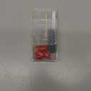 BTArtbox Press On Nails Short - Red Square Press On Nails with Glue for Women, Opaque Soft Gel Glue On Nails in 16 Sizes - 32 Stick On Nails Kit, Hot Lap