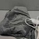 Extra Large Electric Heating Pad for Neck, Back & Shoulder Pain Relief, 25"x37" Full Body Heating Blanket with 5 Heat Levels, 4 Timers, Auto Shut-Off, Ideal Gift for Women & Men (Light Gray)