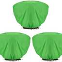 ANPHSIN 3 Pcs Plant Covers Freeze Protection - 19.6in x 39.3in Winter Shrub Plant Protection Bags, Frost Blankets Cloths with Drawstring for Outdoor Garden Rose Bush Plants, Green