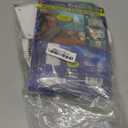 Ontel Presto Plug Outlet Extender for Relocating Unreachable Power Outlets, 4ft Cord, Sticks Easily on Wall, Provides Surge Protection, 2 AC Outlets, 2 USB Ports & Built-in Shelf