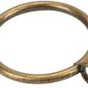 Curtain Rings with Eyelet for Curtain Rods 2 Inch Inner Diameter Metal Drapery Eyelet Curtain Rings Black 20 Pcs Bronze Exselens