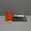 4E's Novelty 38 Pieces Set - 12 Traffic Cones With Hole on Top, 24 Checkered Flags, Racetrack Floor Runner - for For Race Car Birthday Party Supplies, Table Centerpiece Decorations Kids Gift