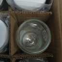 [ 8 Pack ] Glass Juicing Bottles with 2 Straws & 2 Lids w Hole- 16 OZ Travel Drinking Jars, Water Cups with White Airtight Lids, Reusable Tall Mason Jar for Juice, Bubble Tea, Smoothie, Tea, Kombucha