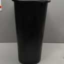 Rubbermaid Commercial Wastebasket Trash Container, 41QT/10.25 GAL, Plastic, Black, Stackable Trash Can for Bedroom/Bathroom/Office, Fits Under Desk/Sink/Cabinet
