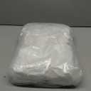 Bigacogo Chunky Knit Throw Blanket for Couch, 51x63 inches, 100% Hand Knitted with Thick Jumbo Chenille Yarn, Cozy Soft Large Rope Knot Cable Crochet Blankets for Sofa Bed Living Room, White