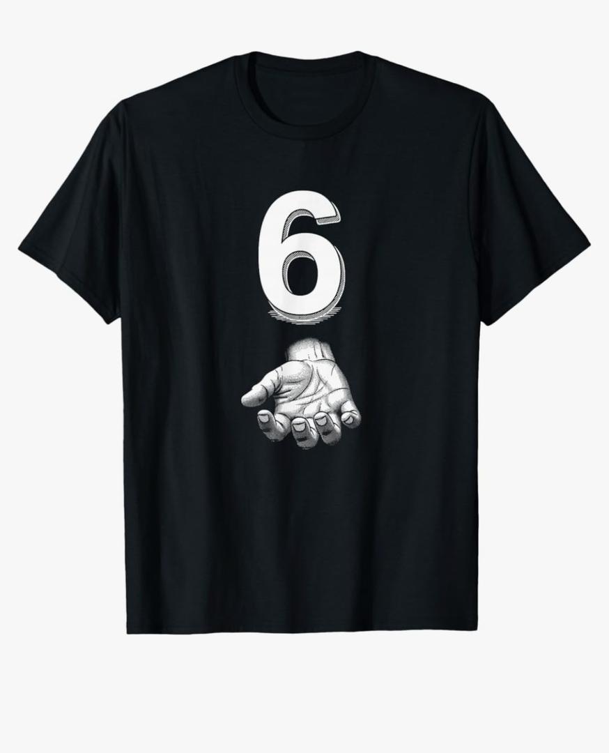 Funny Number 6 Matching 67 Meme Costume T-Shirt, Small