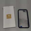 Miracase for iPhone SE Phone Case 3rd/2nd Generation 2022 2020 Full-Body with Built-in Glass Screen Protector, Heavy Duty 360 Protective Shockproof Bumper Cover for iPhone 8/SE, Blue