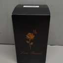 Valentines Day Rose Gifts for Her Women Birthday Gift Galaxy Glass Rose Forever Eternal Crystal Flowers Roses in Glass Dome with Butterfly Valentine Gifts for Women Daughter Mom Wife Girlfriend Purple