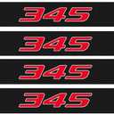 4 Pieces/Set, Compatible for Dodge Charger Challenger Chrys 300c Door Sill Plate Protectors, Carbon Fiber Vinyl Car Door Sill Decorative Scuff Plate