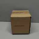 Plug in Glass Pendant Light with Dimmable Switch 4.72" Vintage Hanging Pendant Light Fixtures for Bedside Dining Room Foyer, Brass (Clear A136)