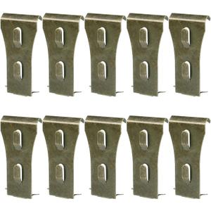 2 x Brick Clips for Hanging Outdoors Brick Hook Clips 20Pcs Heavy Duty Brick Wall Clips Steel Brick Hanger No Drill Fits 2-1/4 to 2-2/5 Inch Bricks (Bronze-10pcs), 3.7*6.7