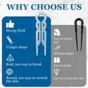 3 x Prestige French Hair Pins, Prestige Hair Pin,New Hair Accessories, Elegant Hair Clips for Women, Suitable for All Hair Types (3PCS-H)