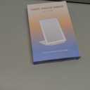 FUNTOUCH Rechargeable Travel Makeup Mirror with 72 Led Lights, Portable Lighted Beauty Mirror, 3 Color Lighting, Dimmable Touch Screen, Tabletop LED Folding Cosmetic Vanity Mirror (White)