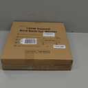 Jvgoo Heated Bird Bath for Outside Winter, Powerful 100W Thermostat Control Heated Bird Baths for Outdoors with 3 Metal Extension Screws, Heated Birdbath Water Heater for Garden Yard Patio Lawn(Blue)