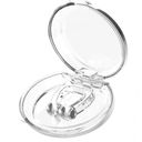Anti Snoring Devices,Snore Stopper with Adjustable Magnet, Silicone Nose Clip Stop Snoring, Effective to Relieve Snoring, Snoring Solution Comfortable and Quieter Sleep, Clear, M
