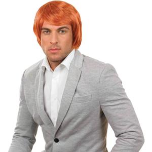 Fun Shack Men's Mens Ginger Boy Band Wig Adult Costume, Mens Ginger Boy band Wig, One Size