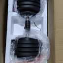 CAP Barbell ADJUSTABELL Adjustable Round Dumbbell Weights - Singles & Pairs | 12.5 lb, 25 lb & 55 lb | Multiple Handle Options