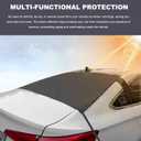 Car Windshield Snow Cover, Waterproof Rear Windshield Protector Ice and Snow Shield, Multi-Purpose Oxford Rear Windscreen Cover Protects Against Frost Water UV Rays