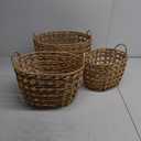 Rattan Basket 3Pcs