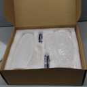 BGRAING 40 oz Glass Cups with Lids and Straws 2 Pack Large Glass Tumbler with Handle Borosilicate Ice Coffee Cups, with Bamboo Lid & Plastic Lid, for Boba, Smoothies, Beer, Juice