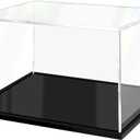 Acrylic Display Boxes for Collectibles Assemble Clear Acrylic Box Dustproof Protection Glass Case for Display Action Lego Figures Doll (10x6x6 inch; 25x15x15 cm)