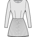 ANRABESS Dresses for Women Casual Lace Long Sleeve V Neck Tiered Swing Flowy Loose A-line Mini Short 2025 Fall Vacation Dress X-Large Red
