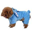 Pet Costume Dog Hoodies Pet Xmas Pajamas Outfit, Pet Coat for Small Medium Large Dogs Cats Winter Cartoon Coat for Party Halloween Christmas, S/M/L