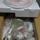 Seealle Modern Green Table Lamps Set of 2  Bedside Lamps for Night Stands, 19.4" Bedroom Lamps for Living Room Sage Green Lamps with Rocker Switch