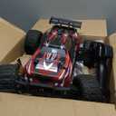 DEERC 9206E DIY Extra Shell 1:10 Scale Large RC Cars,48+ KM/H Hobby Grade High Speed Remote Control Car for Adults Boys,All Terrain 4WD 2.4GHz Off Road Monster RC Truck with 2 Battery for 40+ Min Play